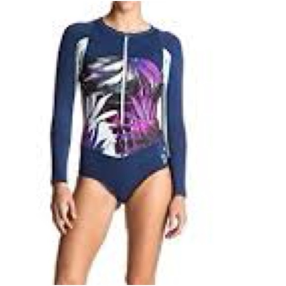 Roxy Women’s 2mm Long Sleeve Neoprene Spring Wetsuit Sz 14 Paddle Surf Swim - Picture 1 of 9